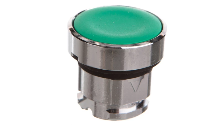 Główka przycisku kryta ziel. O22 push-push bez ozn. ZB4BH03