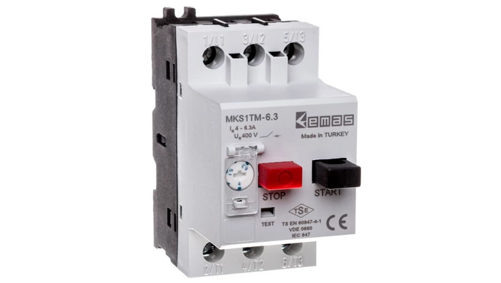 Wyłącznik silnikowy (4-6.3A), T0-MKS1TM-6.3