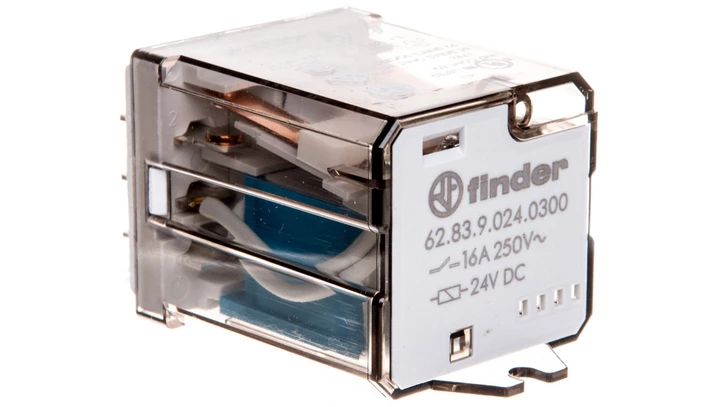 Przekaźnik miniaturowy 3Z 16A 24V DC na panel Faston 250 62.83.9.024.0300