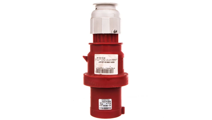 Wtyczka przenośna 63A 4P 400V 6h IP44 MULTI-GRIP Quick-Connect 210761
