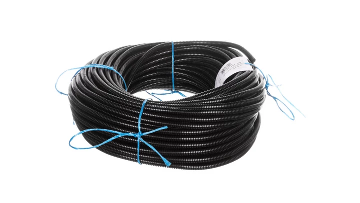 Wąż poliamidowy z sinusoidalnym nacięciem SILVYN RILL PA6 SINUS 6,7x10 czarny 61806550 /50m/
