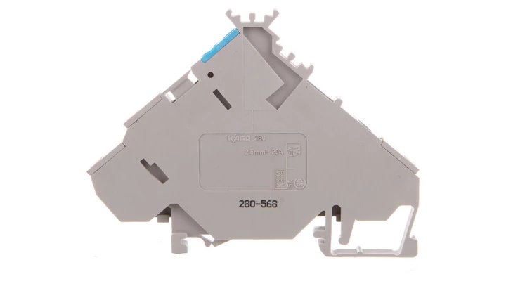 Złączka zasilająca do elementów wykonawczych 2,5mm2 szara 280-568 /20szt./