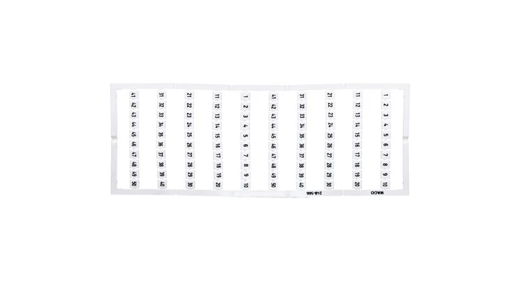 Oznaczniki MINI-WSB 2x 1-50 żółta 248-566 /5szt./