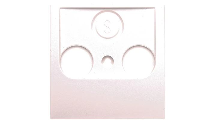 Berker B1/B3/B7 Płytka centralna do gniazda antenowego 2- i 3-wyjściowego biała 12031909