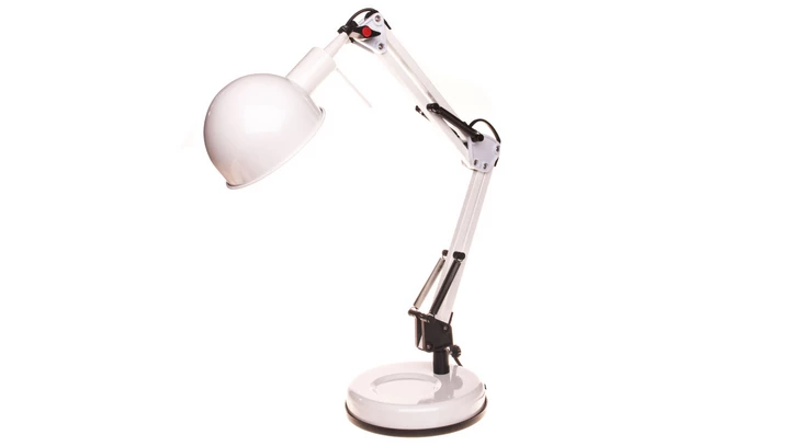 Lampka biurkowa max 10W LED E14 IP20 II klasa PIXA KT-40-W biały 19300