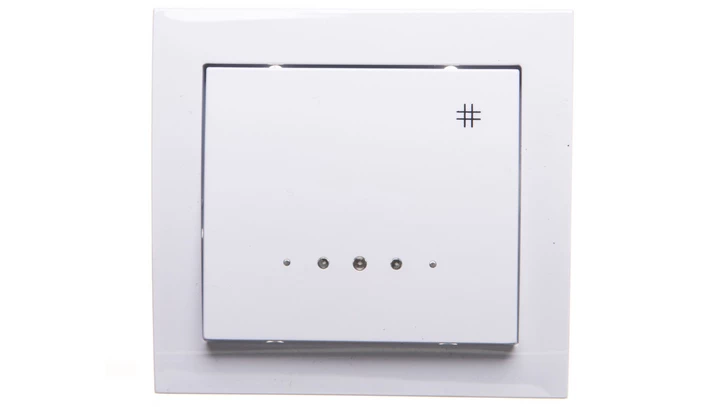 KIER Łącznik krzyżowy z podświetleniem biały ŁP-4WS/00