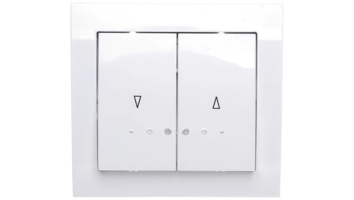 KIER Łącznik żaluzjowy z podświetleniem biały ŁP-7WS/00