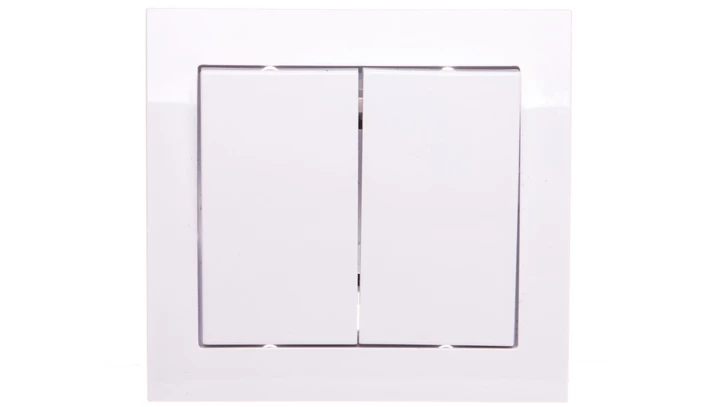 KIER Łącznik świecznikowy biały ŁP-2W/00