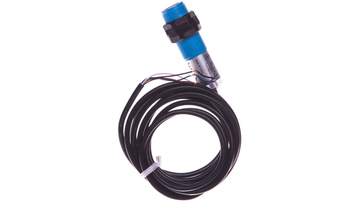 Czujnik fotoelektryczny 500mm M18 10-30V DC PNP przewód 4-żyły 2m 1kHz prosty tworzywo odbiciowy VTE180-2P41147 6037483, EC95116