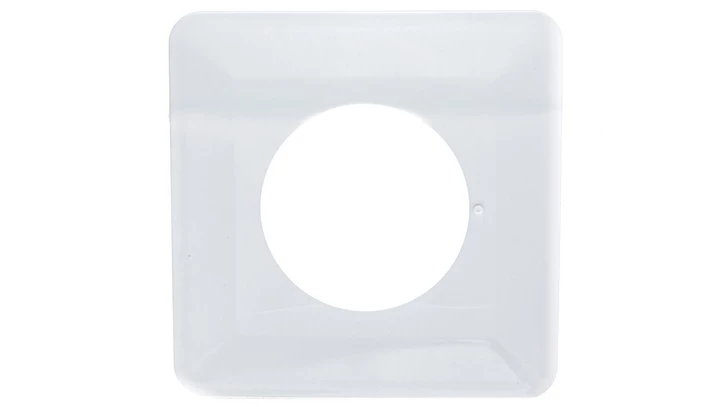 Sentia Osłona ściany pojedyncza biała tworzywo pozioma 2100-00