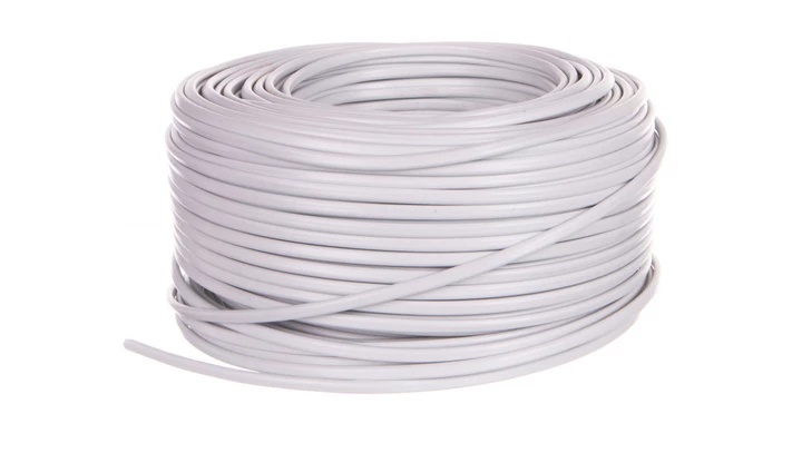 Przewód płaski H03VVH2-F (OMYp) 2x0,5 biały /100m/