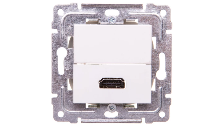 DANTE Gniazdo multimedialne HDMI białe 450450