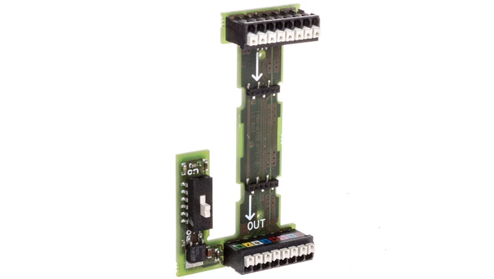 Dwupozycyjna płytka przystosowująca kasetę sterowniczą do systemu SmartWire-DT 115991