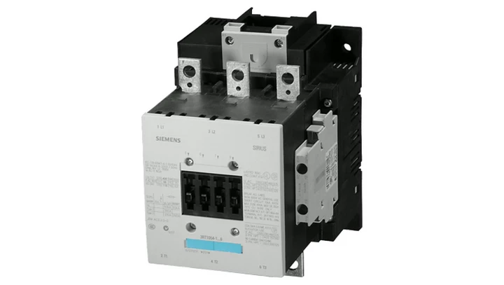 Stycznik 90KW/400V/AC-3 AC/DC UC 110-127V STYKI POM. 2NO+2NC 3P 3RT1056-6AF36