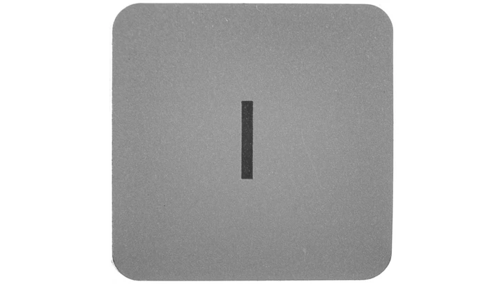 Etykieta samoprzylepna do kaset 22x22mm srebrna inskrypcja /I/ SIRIUS ACT 3SU1900-0AF81-0QB0 /10szt./