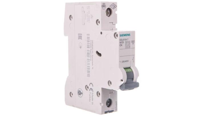 Wyłącznik nadprądowy SENTRON 5SL6 1P C 4A 6kA AC 5SL6104-7