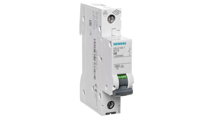 Wyłącznik nadprądowy 1P C 8A 6kA AC 5SL6108-7