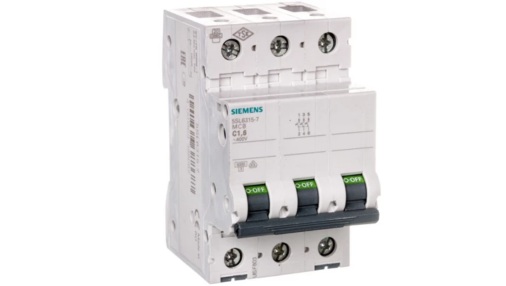 Wyłącznik nadprądowy 3P C 1.6A 6kA AC 5SL6315-7
