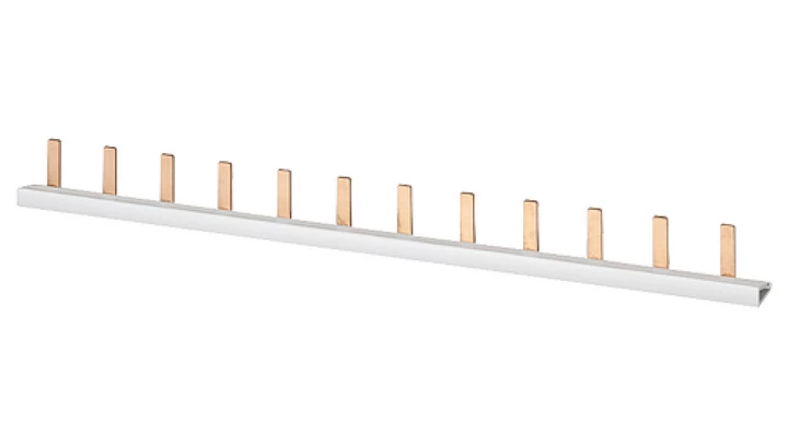 Szyna łączeniowa 3P 10 mm2 sztyftowa 57 modułowa (19x3P) do cięcia (bez zaślepek w komplecie) 5ST3740