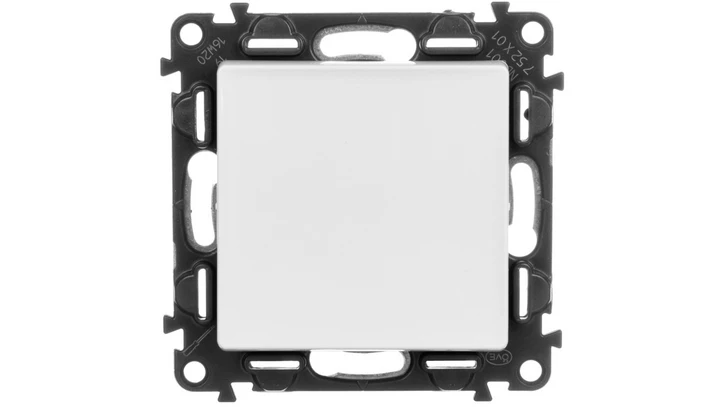 VALENA LIFE Łącznik jednobiegunowy biały 752101