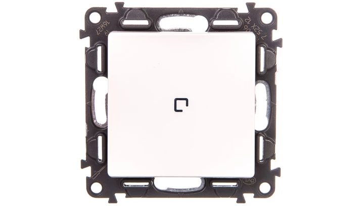 VALENA LIFE Przycisk z podświetleniem biały 752112