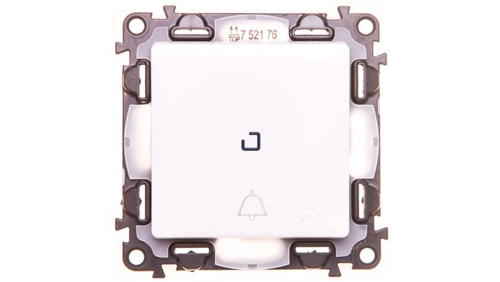 VALENA LIFE Przycisk /dzwonek/ IP44 z podświetleniem biały 752176