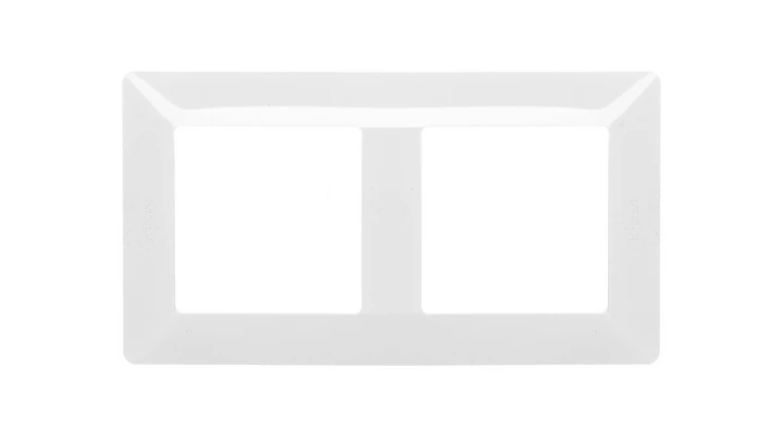 VALENA LIFE Ramka podwójna biała 754002