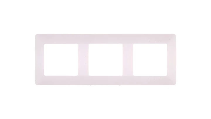 VALENA LIFE Ramka potrójna biała 754003