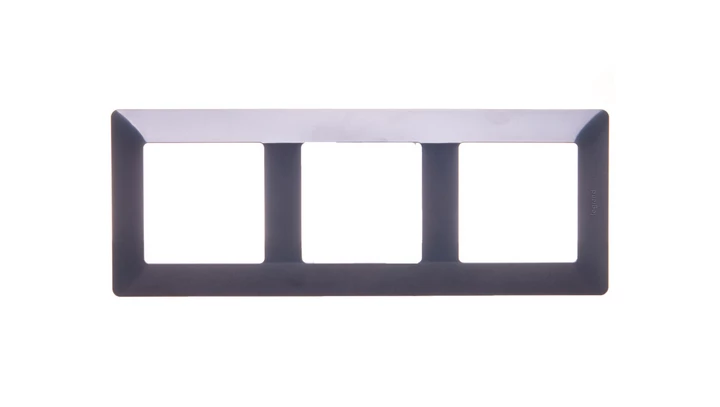 VALENA LIFE Ramka potrójna popielata 754093