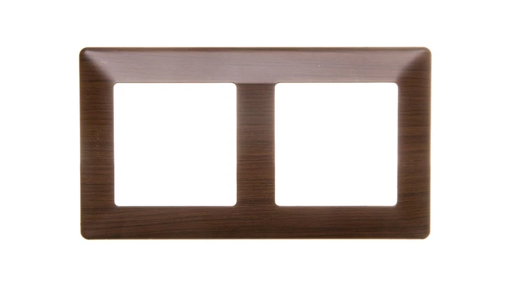 VALENA LIFE Ramka podwójna wenge 754172