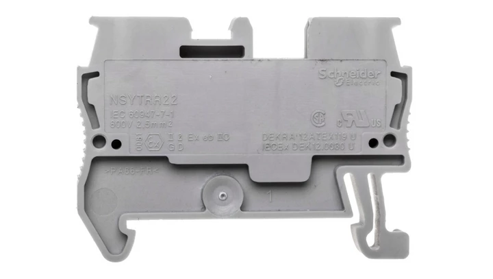 Złączka szynowa przepustowa 2 PT 2,5mm2 NSYTRR22 /50 szt./