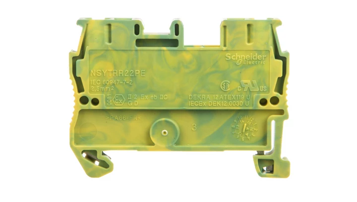 Zacisk sprężynowy uziemienie ochronne 2 PT NSYTRR22PE