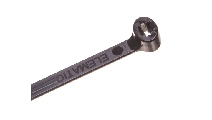 Opaska kablowa 250x4,5 czarna UV 2-LOCK zęby stalowe BMTN2548 /100szt./