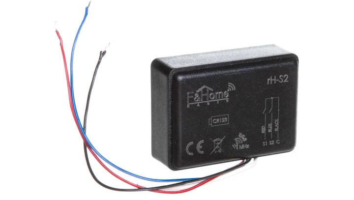 FiHome Radio Nadajnik dwukanałowy z zasilaniem bateryjnym rH-S2