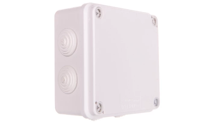 Puszka hermetyczna natynkowa 108x108x56mm IP44 biała PH-1A.3B 28.131