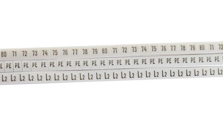 Oznacznik DK1/Z5 /UZIEMIENIE/ biały 89332006 /100szt./