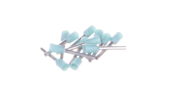 Końcówka tulejkowa izolowana TI 0,34mm2/8mm turkusowy cynowana TI0,34L8 /100szt./