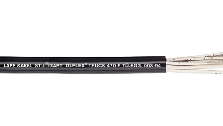 Przewód do przyczep OLFLEX TRUCK 470 P (FLRYY11Y) 2x1,5 biały/czarny 7027020 /bębnowy/