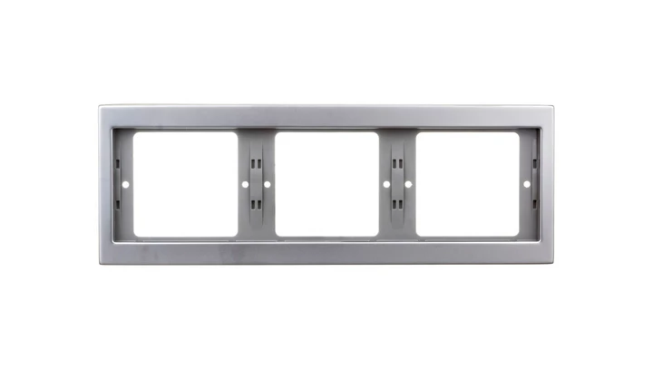 Berker B.Kwadrat Ramka potrójna pozioma stal szlachetna 13737004