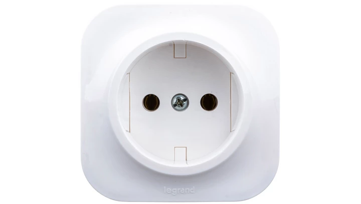 FORIX Gniazdo pojedyncze b/u 16A IP20 białe 782410