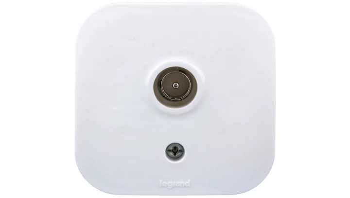 FORIX Gniazdo antenowe TV końcowe białe 782415