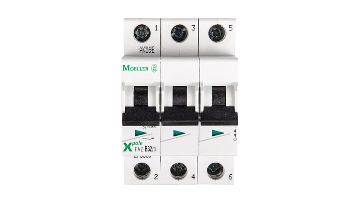 Wyłącznik nadprądowy 3P B 32A 15kA AC FAZ B32/3 278850