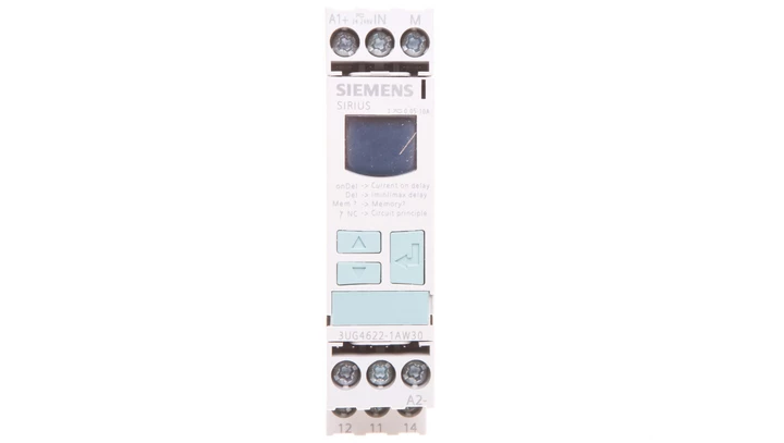 Przekaźnik kontroli prądu 1-fazowy 0,1-10A 1P 0,1-20sek 24-240V AC/DC 3UG4622-1AW30