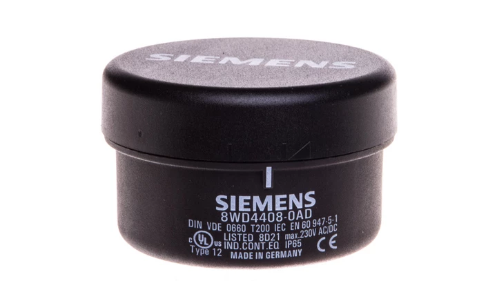 Moduł przyłączeniowy z pokrywką montaż na rurze do kolumn 70mm przyłącza sprężynowe IP65 8WD4408-0AD