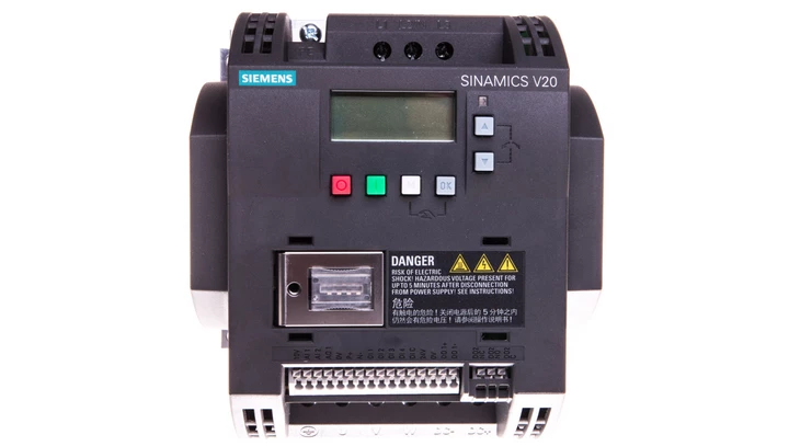 Falownik Uwe=400V, Uwy=3x400V/7,3A 3,0kW Sinamics V20 6SL3210-5BE23-0UV0