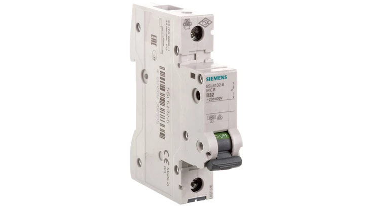 Wyłącznik nadprądowy SENTRON 5SL6 1P B 32A 6kA AC 5SL6132-6