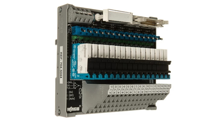 Moduł przekaźnikowy wyjściowy z 16 przekaźnikami 24V DC 1P 704-5044