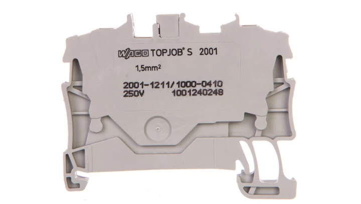 Złączka 2-przewodowa 1,5mm2 diodowa szara 2001-1211/1000-410 TOPJOBS /100szt./