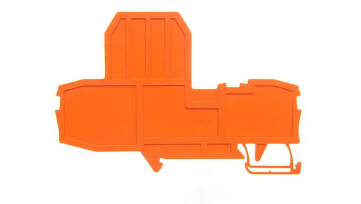 Ścianka końcowa do złączek bezpiecznikowych pomarańczowa 2006-992 /25szt./