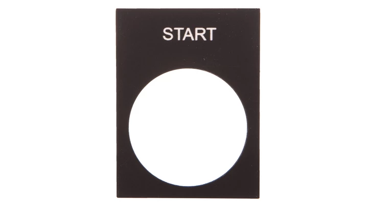Etykieta, 30x40mm, czarny, START ZB2BY2303 /10 szt./